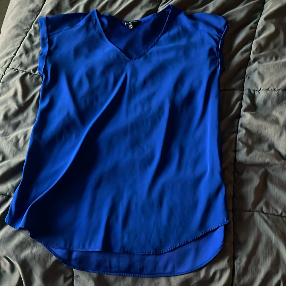 Express blue blouse medium